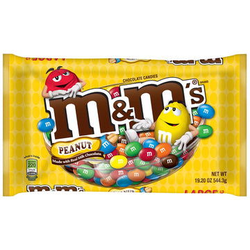 Peanut Chocolate Candy 19.2-Ounce Bag by M&M's – Model 199862