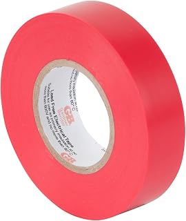 Gardner Bender GTR-667P Electrical Tape, ¾ in x 66 ft., Durable, Easy-Wrap, Flame Retardant, Red