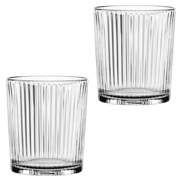 Tumbler Set of by Nachtmann – Medium, 370 milliliters_per_minute, Crystal glass, Clear, Pack of 2
