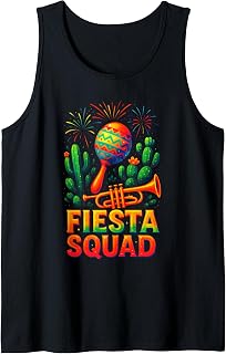 Fiesta Squad - Mexican Fun Cinco Mayo Celebration Tank Top