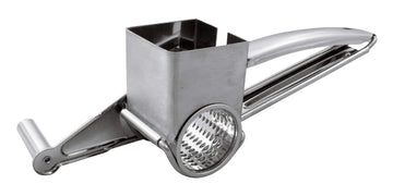 World Cuisine Rotary Grater by PADERNO – One Size, Stainless Steel, Gray, Model A5100020