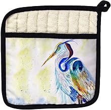 Betsy Drake PT1006 Watercolor Heron Pot Holder