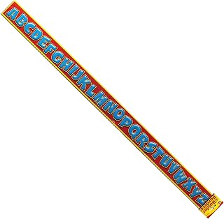 Trend Enterprises Awesome Alphabet Bolder Borders (11 Piece), 2-3/4" x 429"/35.75'