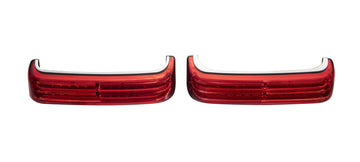 ProBEAM SEQUENTIAL Saddlebag Lights for BCM Bikes 2014+ - Chrome w/Red Lens by Custom Dynamics – Chrome Frame, Red Lens, Model PB-SBSEQ-BCM-CR
