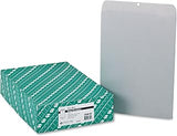 Quality Park 38610 Clasp Envelope, 12 x 15 1/2, 28lb, Executive Gray, 100/Box