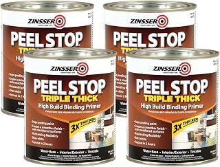 Zinsser Peel Stop Binding Primer | Quart primer-sealer. Blocks stains & seals surfaces with superior adhesion for interior/exterior wood, drywall & metal.