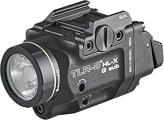 Streamlight 69479 TLR-8 HL-X G Sub Rechargeable Rail-Mounted Gun Light