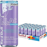 Red Bull Lilac Edition Sugarfree Energy Drink, Grapefruit & Blossom, 24 Pack, 250ml Cans, Sugar Free, Lactose Free