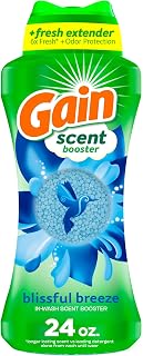 Gain In-Wash Laundry Scent Booster, Blissful Breeze Scent, 24.0 OZ, Fresh Extender + Odor Protection