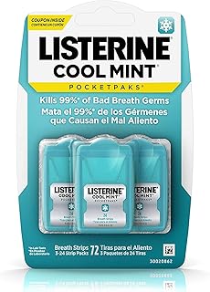 Listerine Cool Mint Pocketpaks, 24 count (pack of 6)