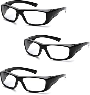 Pyramex Emerge Full Reader Safety Glasses SB7910D15 (3 Pair) (+1.5 Lens, Black Frame/Clear Lens)