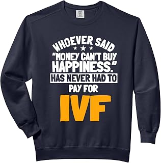 IVF In Vitro Fertilisation Fertility Egg Embryo Retrieval Comfort Colors Adult Sweatshirt