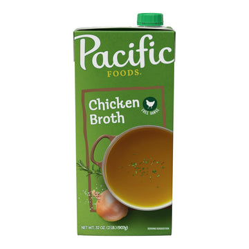 Broth Chicken Natural Free Range, 32 Fl Oz by Pacific Foods – 32 Ounce (Pack of 1), Model 39487