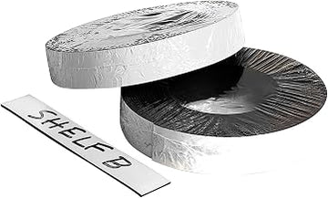 Baumgartens Magnetic Labeling Tape, 1"x50' Roll, White (BAU66151)