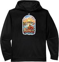 Paddle The Lake Erie Retro Cleveland Souvenir Performance Hoodie