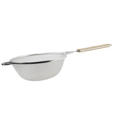 Strainer, 10.25-Inch Diameter, Medium Single Mesh, Nickel, Tan by Winco – Medium, Stainless Steel, Nickel, Tan, Model MST-10S
