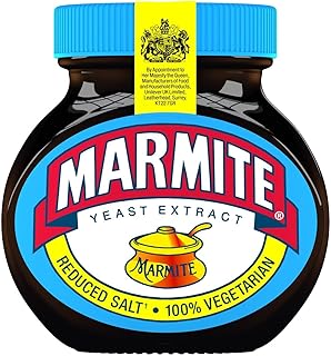 Marmite Reduced Salt Yeast Extract Spread rich in B vitamins, with 25% less salt breakfast spread for the whole family 6x 250 g