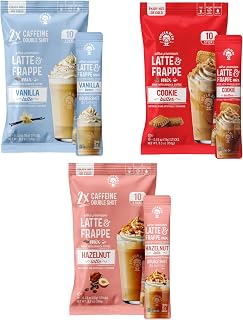 The Frozen Bean Frappe & Latte Instant Mix - Vanilla Bean & Cookie Butter & Hazelnut