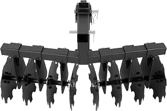 WUTIST 35" Disc Harrow Plow Attachment Compatible with All ATVs, UTVs | Or Garden Tractors Equipped With Standard 2-Inch Receiver Hitch W/ 8 X Disc Blades