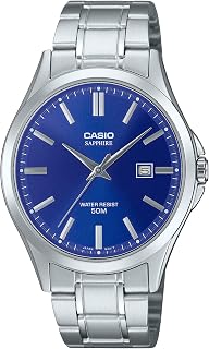 Casio MTS-115D-2A1V Sapphire Blue Dial Stainless Steel Watch