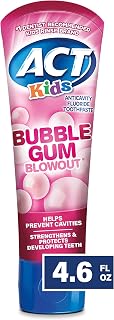 Method Foaming Hand Soap Waterfall Scent 10 Fl Oz & ACT Kids Toothpaste Bubble Gum 4.6 oz