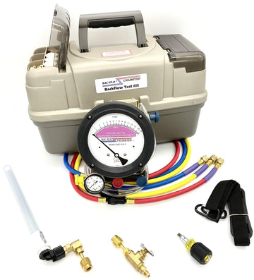 BAC-FLO-5-NP Non-Potable Backflow Test Kit by Bac-Flo Unlimited, Inc. – 5 Feet, Thermo-plastic body, Purple, Model BAC-FLO-5NP