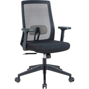 Mesh Task Chair with Seat Slider by Global Industrial – Nylon, Black, Model HX-5019 (TV001)
