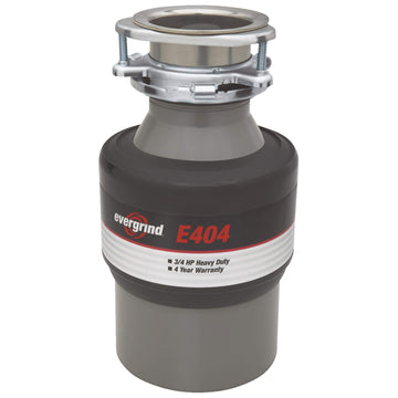 Evergrind 3/4 HP Garbage Disposer by InSinkErator – stainless-steel, Model E404
