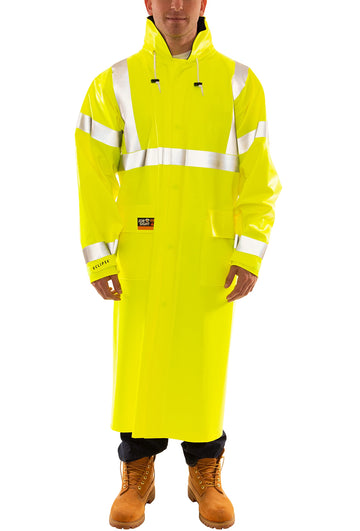 Eclipse Coat by TINGLEY – Size 4X, PVC on Nomex™, Safety Green, Model C44122