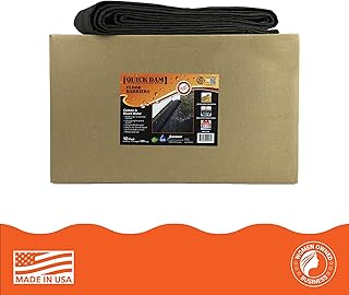 Quick Dam QD610-12 Water-Activated Flood Barrier-10 Feet-12/Pack, 12 Pack, Black, 12 Count
