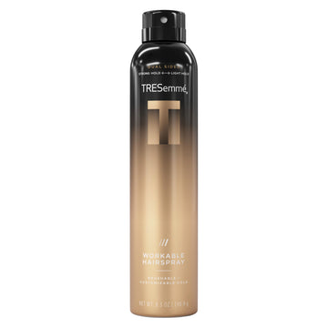 A-List Collection Workable Hairspray Customizable Hold 8.5 oz by TRESemmé – 8.5 Ounce (Pack of 1), Clear, Model 022400014470