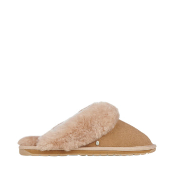 Australia - Jolie Womens Slipper by EMU – 9, Leather, Camel, Model 195283044343