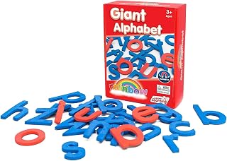 Junior Learning Giant Rainbow Magnetic Alphabet, Set of 26 Letters