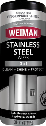 Stainless Steel Cleaner & Polisher by Weiman – 30 Count (Pack of 1), Other, stainless steel