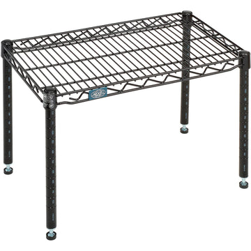 Black Epoxy Wire Dunnage Rack by Nexel – Wire, Black, Model P1424B