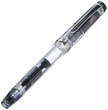 Fountain Pen Custom Heritage by PILOT – 1 Count (Pack of 1), Transparent Plastic/Metal, Clear, Model FKVH-15SRS-NC-M