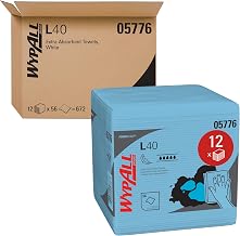 Wypall PowerClean L40 Extra Absorbent Towels, 12 Packs x 56 Sheets (05776)