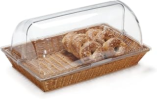 G.E.T. 21 1/4" x 13" Clear Rectangular Plastic Dome Cover