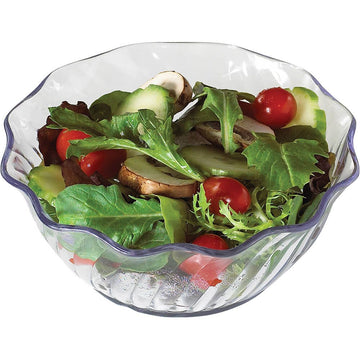 SRB13CW135 Swirl Bowl serving plastic 13 oz. clear - Case of by Cambro – 13.0 ounces, Clear, Model 0099511338931