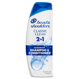 Head and Shoulders Classic Clean 2-in-1 Anti-Dandruff Shampoo + Conditioner 8.45 Fl Oz by Head & Shoulders – 8.45 Fl Oz (Pack of 1), 2in1 8.45 FL OZ, Model 37000901617