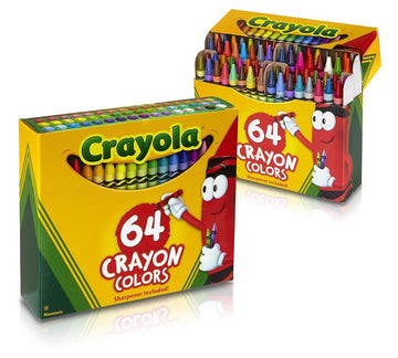 760488360385, 64 Ct Crayons (Pack of 2) by Crayola – 64 Count (Pack of 2), Wax, Multicolor, Pack of 2