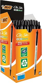 BIC Ecolutions Clic Stic (Recycled) Black (Box 50)