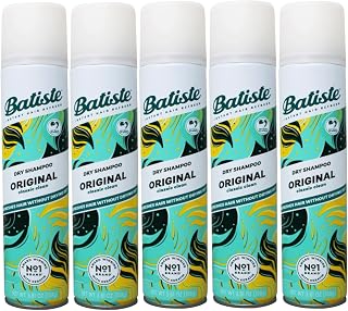 Batiste Instant Hair Refresh Dry Shampoo, Original Classic Clean, Refreshes Hair Without Drying Out, 3.81 oz (Pack of 5)
