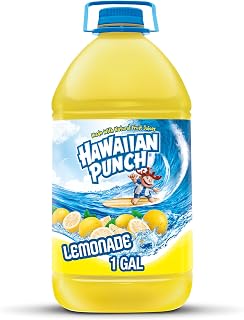 HAWAIIAN PUNCH Lemonade Fruit Juice Drink, 1 Gal Bottle, Caffeine-free, Carbonation-free, Gluten-free, Excellent Source Of Vitamin C, Less Than 100 Calories