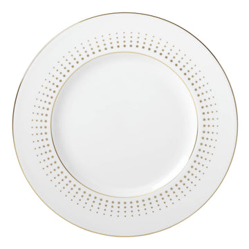Golden Waterfall Accent Plate by Lenox – 1.15 LB, Bone China, White, Model 875883
