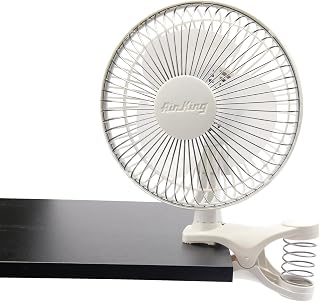 Air King 9145 6-Inch 2-Speed Clip-On Fan