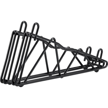 14" Double Arm Shelf Bracket Black Epoxy by Nexel – Steel, Black, Model DAB14B