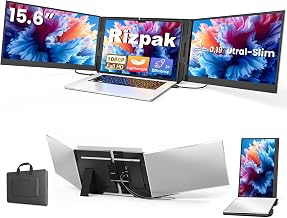 15.6" Laptop Screen Extender, FHD 1080P IPS Triple Portable Monitor