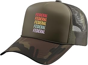 Federal Trucker Hat with Adjustable Mesh Back