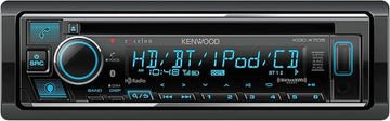 Kenwood KDC-X705 Single DIN CD Receiver with Bluetooth, HD Radio, Alexa Built-in Spotify and Pandora Link for iPhone or Android Phones, SiriusXM Read, (3) 5Volt Pre-Outs